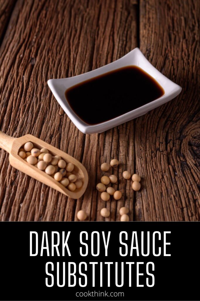 dark soy sauce substitute Pinterest Pin