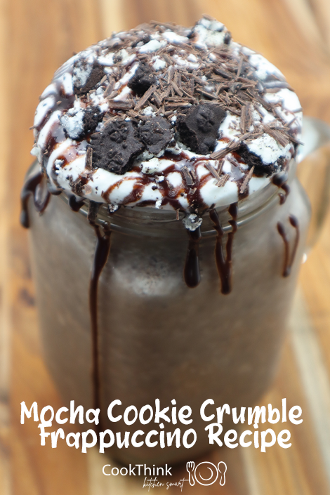 Mocha Cookie Crumble Frappuccino Recipe pinterest
