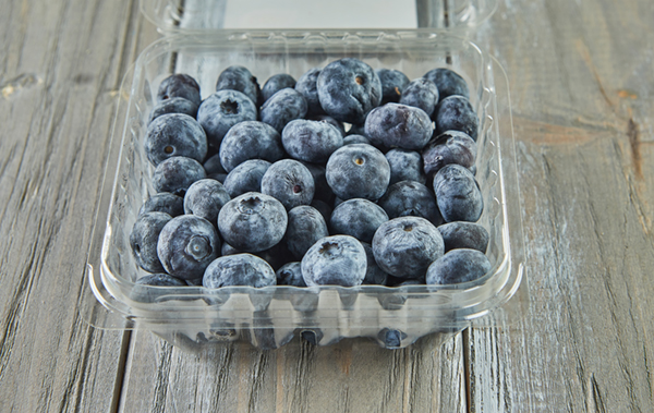 box of blueberries