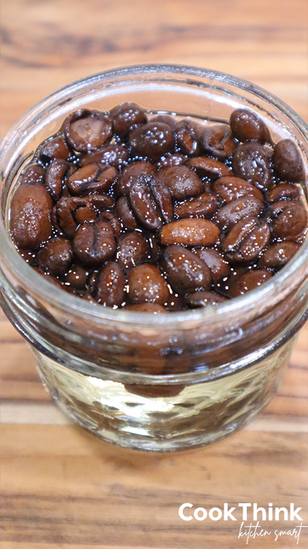 coffee extract with whole beans