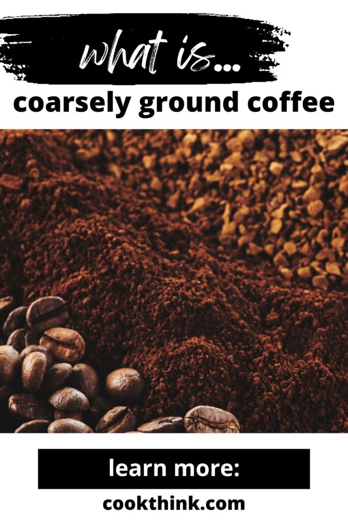 what is coarsely ground coffee pinterest pin