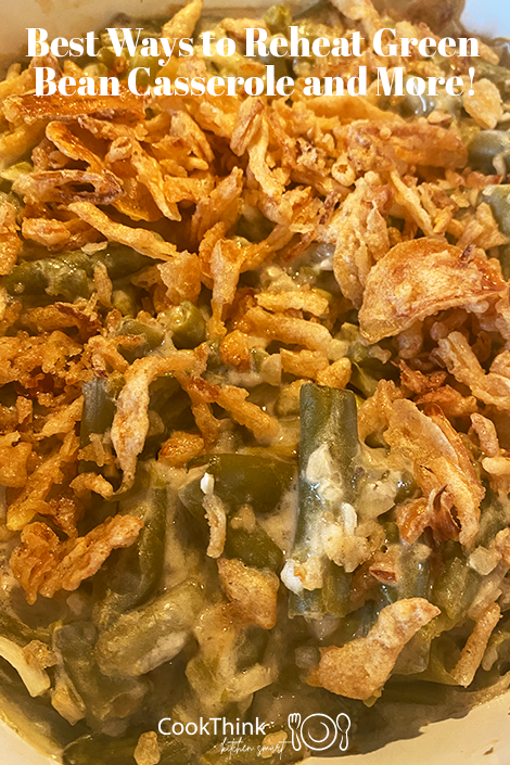 Best Ways to Reheat Green Bean Casserole and More! pinterest image