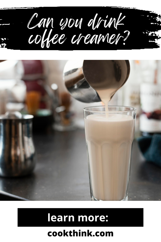 can you drink coffee creamer pinterest pin