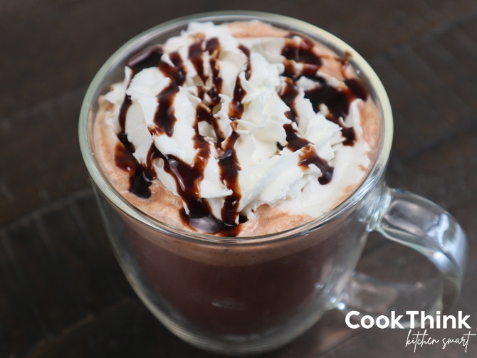 hot chocolate with coffee creamer