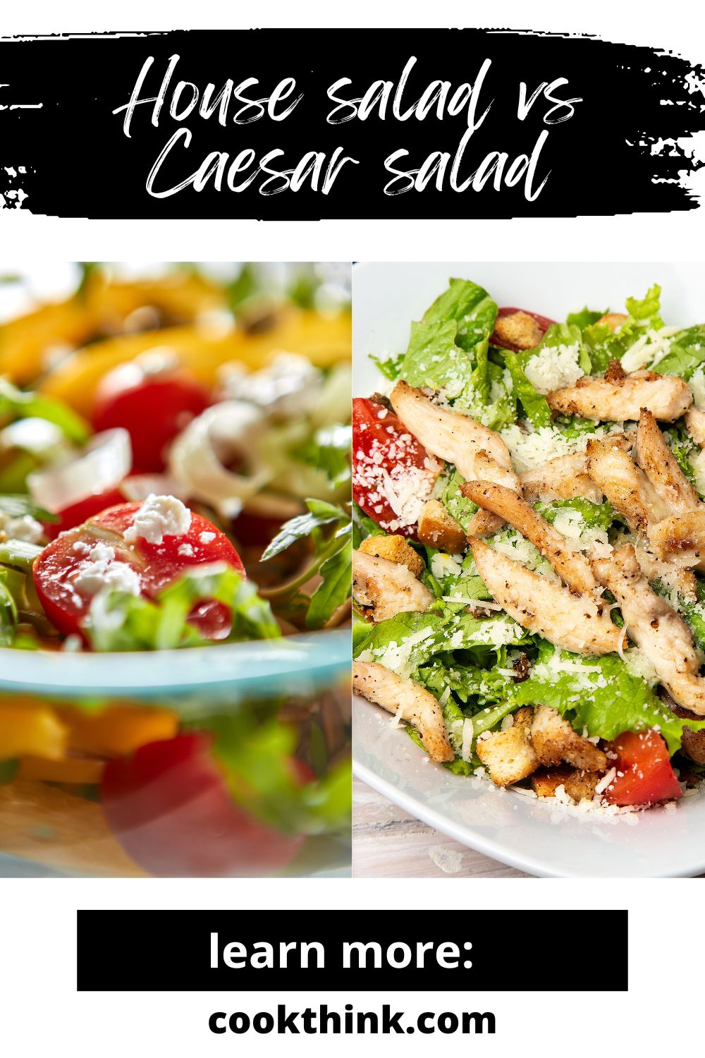 house salad vs caesar salad pinterest pin