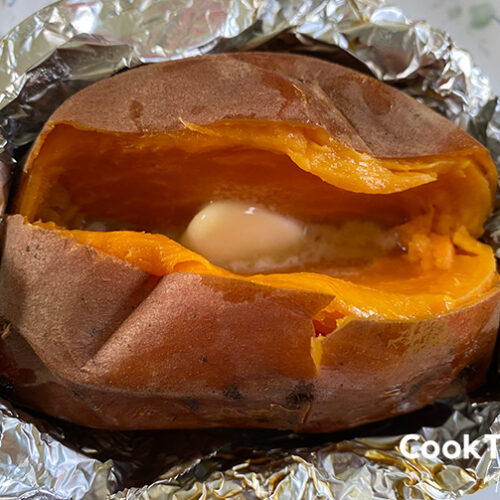 Easy Oven Baked Sweet Potatoes In Foil Recipe CookThink