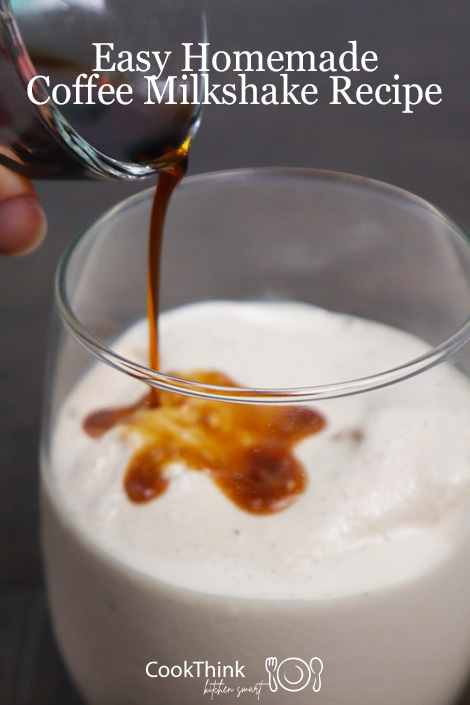 Easy homemade coffee milkshake recipe